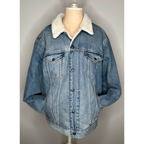 Levi’s Sherpa Trucker Jacket. Size Large. NWOT - Picture 11 of 12